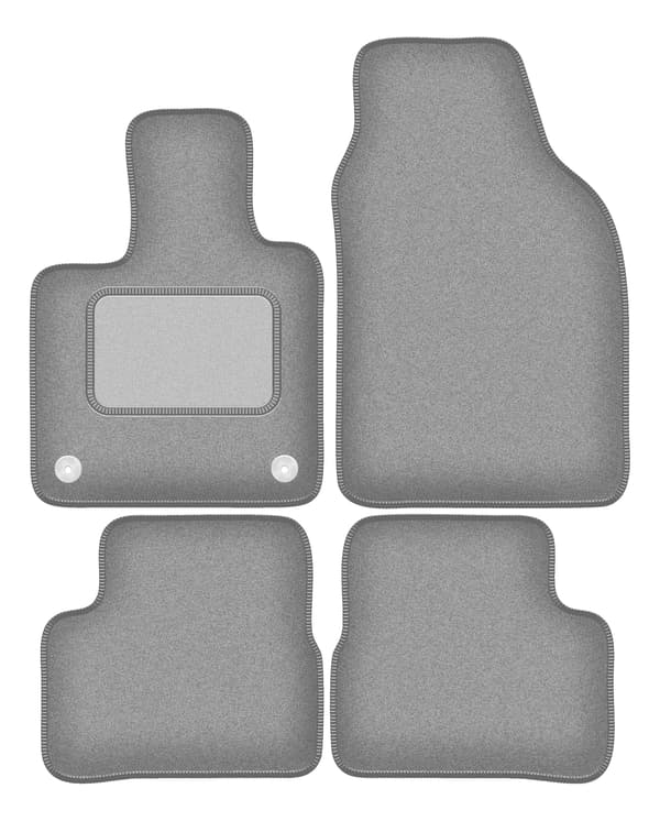 Grå bilmattor för: Fiat E-500 / 500 Electric hatchback (2020-)