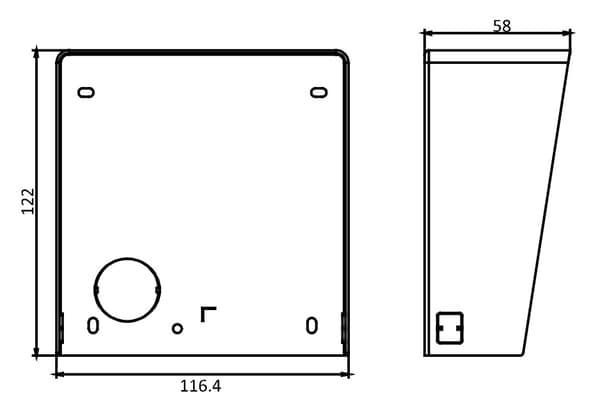 DS-KABD8003-RS1 Hikvision YTMONTERINGSHUS