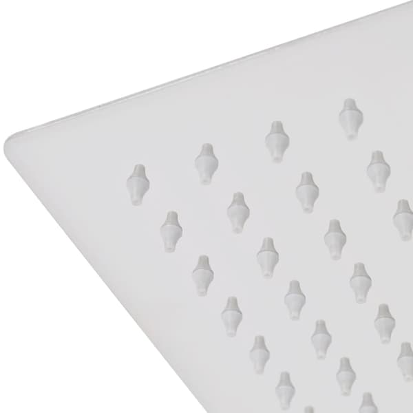vidaXL brusehoved i rustfrit stål 50x50 cm firkantet