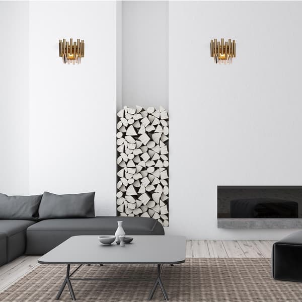 VÆGLAMPE MADISON 1 E14 GULD MILAGRO ML6937