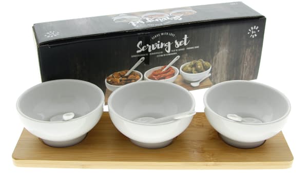 Såsbåtar, dippbehållare, 3-delars set