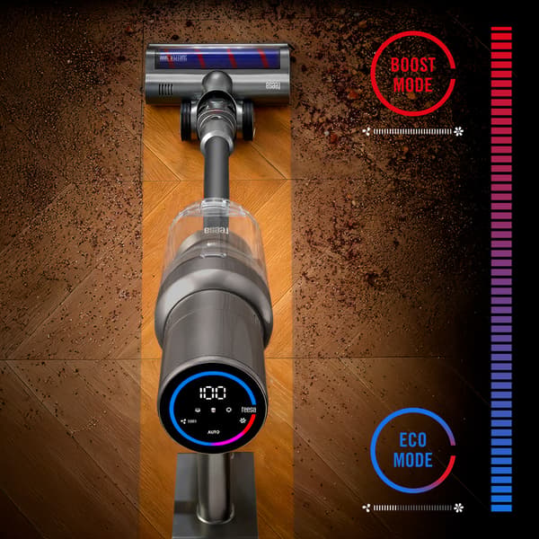Teesa SWEEPER 9000 pystypölynimuri 2 in 1 LCD-valotus