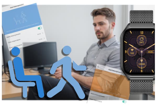 ÄLYKELLO UNISEX Rubicon RNCF03 - ROZMOWY BLUETOOTH, AINA NÄYTÖLLÄ (sr049a)