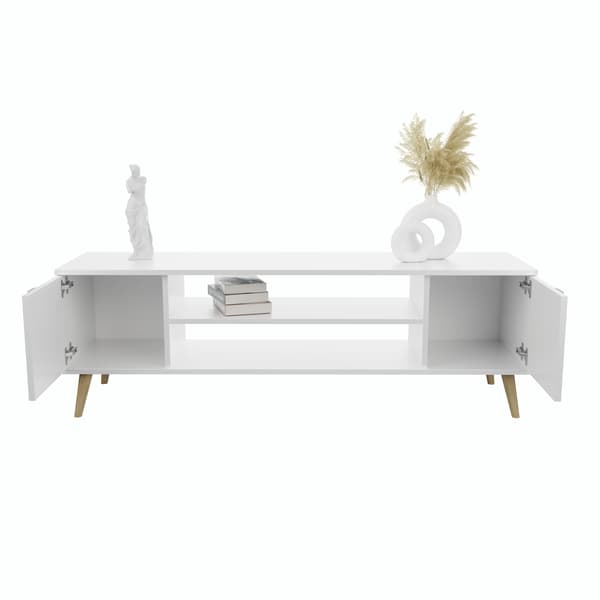RTV Focus vit 155 cm - Skandinavisk