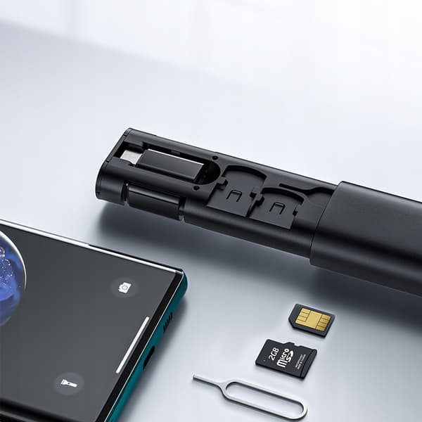 MCDODO REJSESÆT MED USB-ADAPTERKABLER TIL TELEFON OG COMPUTER MED ETUI 9-I-1