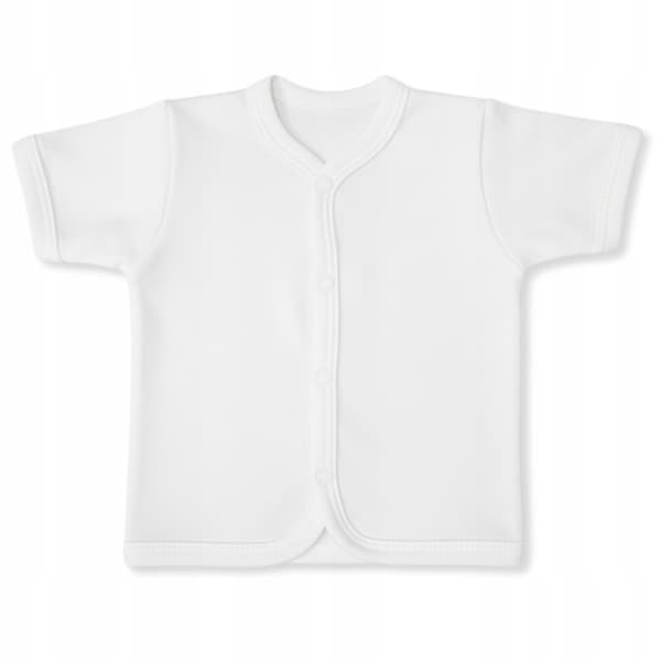 Barn KAFTAN 98 T-SHIRT med korta ärmar, VIT