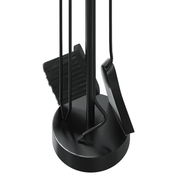 vidaXL 5-delat tillbehörsset för eldstäder 18x66 cm stål