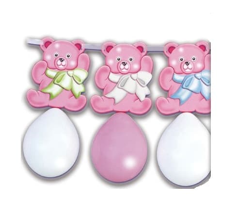 Ballondekoration Bamser Pige 230cm 1 stk.