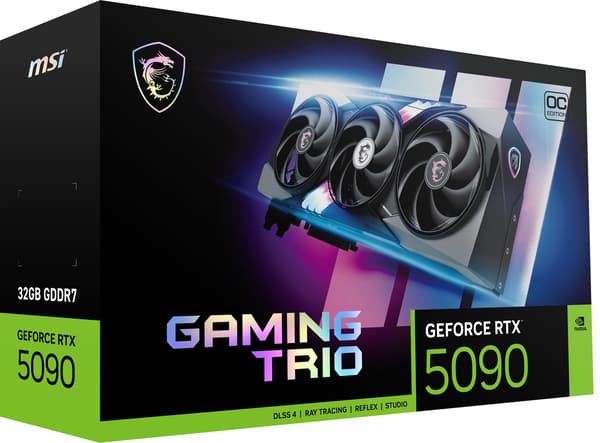 MSI RTX 5090 32G GAMING TRIO OC Grafikkort