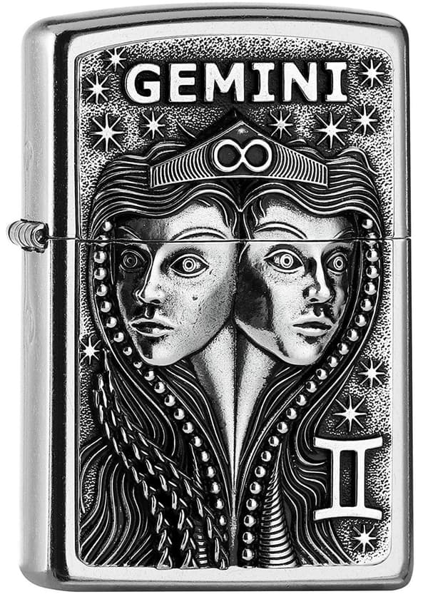 ZIPPO ZODIAC GEMINI lighter tvillinger 2006503
