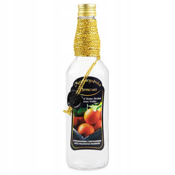 Monopoly dekoreret flaske 500ml TANGERIN