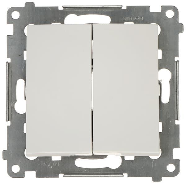Dobbeltkrydsafbryder DW7/2.01/X/11-SIMON54 250V 10A