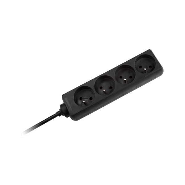 Rebel forlængerstikdåse 1,5m 4 stikkontakter 3x1,0mm2