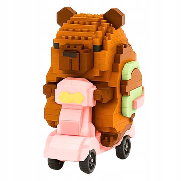 Blokke Kapybara Konstruktions Kapybara Scooter Motor Sæt Blokke Figur