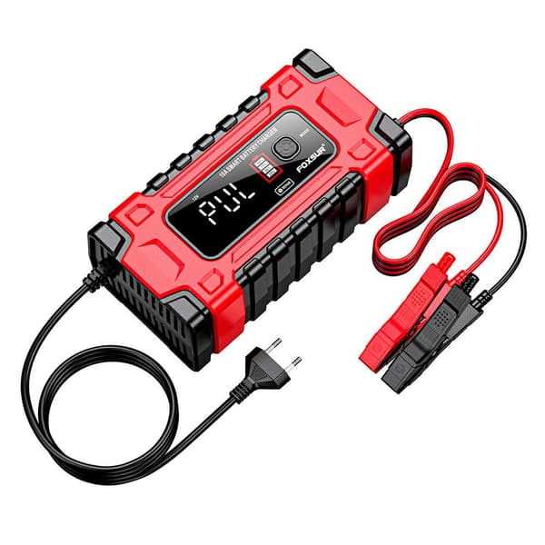 AWTOOLS EM-tasasuuntaaja FOXSUR 12V ja 24V 10A LCD
