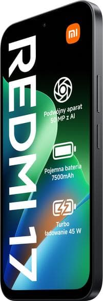 XIAOMI Redmi 17 4G (LTE) Smartphone 4GB/256GB Sort