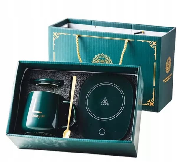 KAFFE- OCH TEVÄRMARE SET MUGGSKED Julklapp