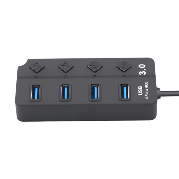 USB 3.0-hub 4 portar 1x4 5 Gbps splitter