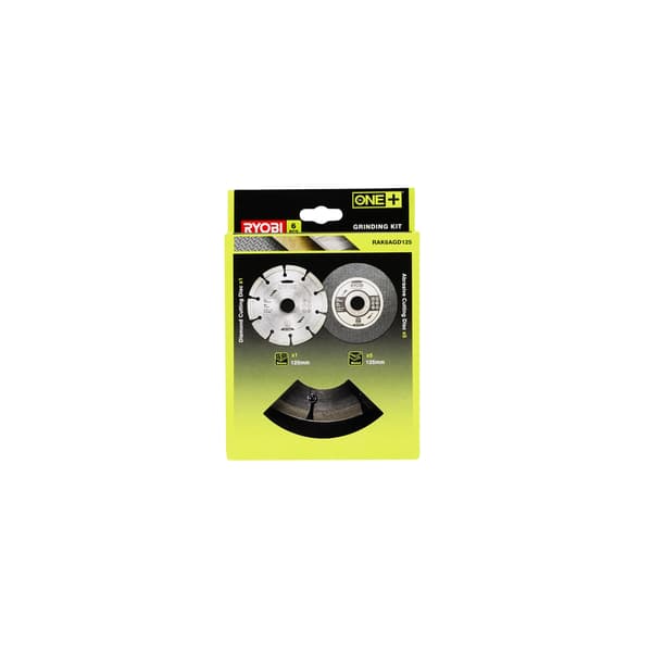 RYOBI 6-delad vinkelslipskivset 125 mm: