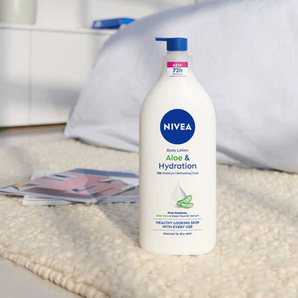 NIVEA Beroligende kropsbalsam med aloe vera 625 ml