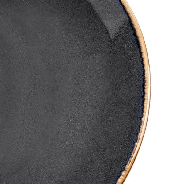 Keramisk grå desserttallrik GLAZE 20,5 cm