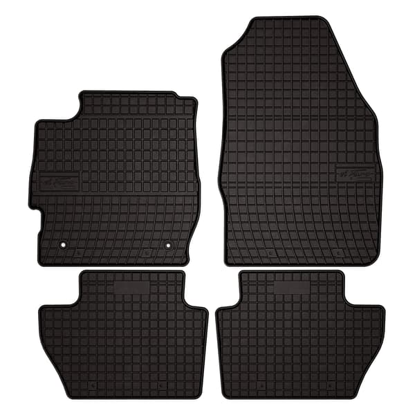 Gummibilmåtter til Ford Ka+ hatchback (2014-) - sorte, tilpassede