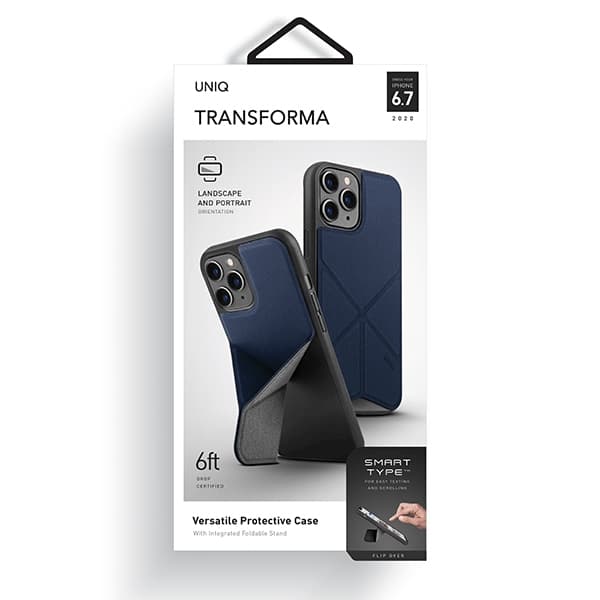 UNIQ Transforma iPhone 12 Pro Max 6.5 cover blå/elektrisk blå