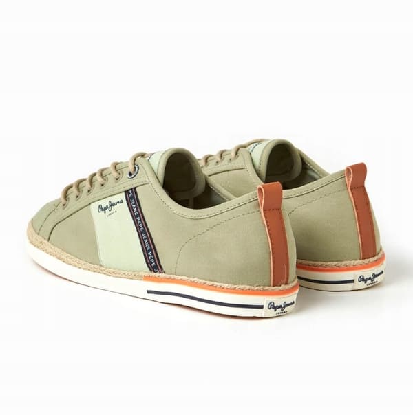Pepe Jeans Herrgröna nauhasneakerit matala koko 40