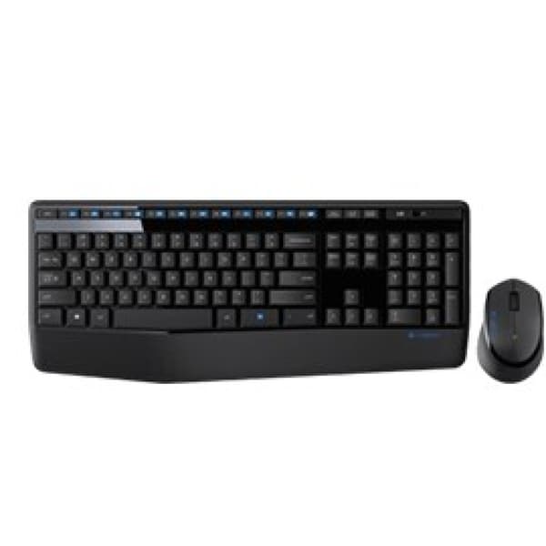 Logitech Wireless Combo MK345 -näppäimistö- ja hiirisetti, musta