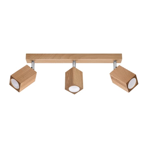 KEKE 3 GU10 TRÆ EG SOLLUX SL.1037 loftlampe