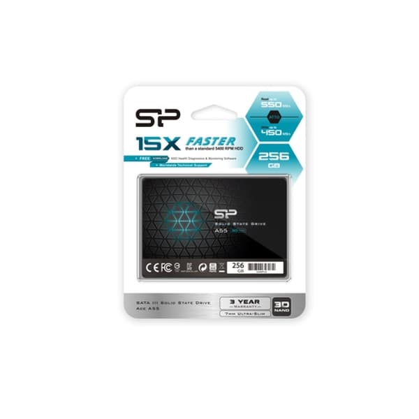 SSD Silicon Power A55 256GB 2.5 SATA3 3D NAND 7mm