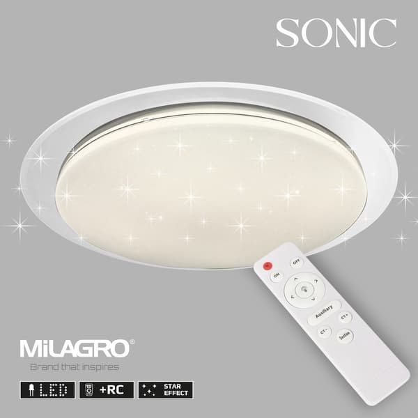 SONIC LED LOFTSLAMPE HVID MILAGRO ML6409