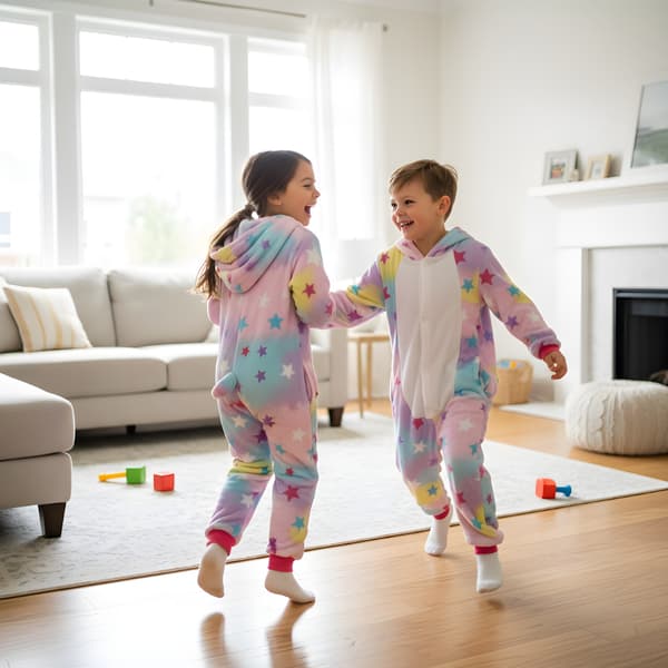 Kigurumi-pyjamas med kanin, barn, 135-145 cm