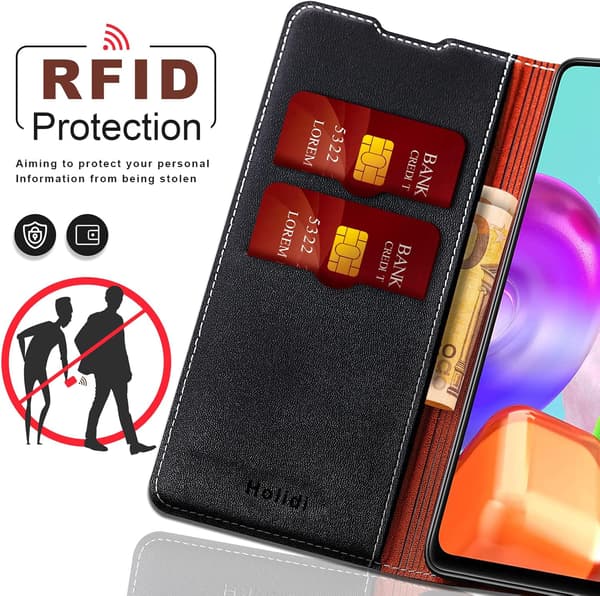 FLIP-ETUIS TIL SAMSUNG GALAXY A52/A52S 4G/5G SORT