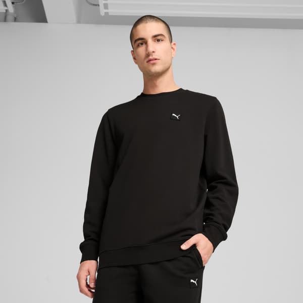 Puma ESS ELEVATED TR herresweatshirt sort 68472701 r S