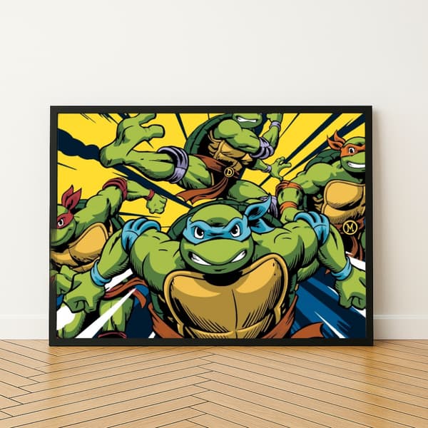 Måla efter siffror Teenage Mutant Ninja Turtles 50x40 cm
