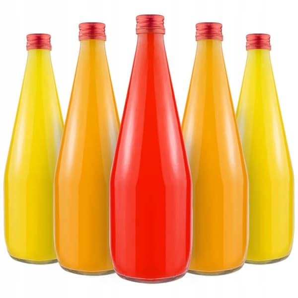 30x Flaska KROPLA 700ML för JUICE, SIRAP, LIKÖR, VODKA, ALKOHOLFLASKOR