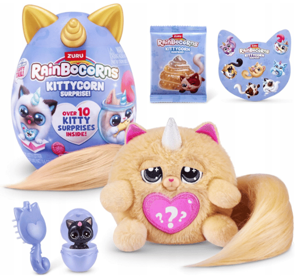 ZURU 92104 Rainbocorns Kittycorn Surprise BRUN