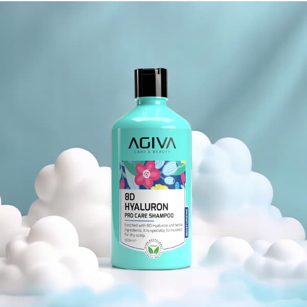 Agiva - 8D Hyaluron niacinamid hårshampoo 500ml