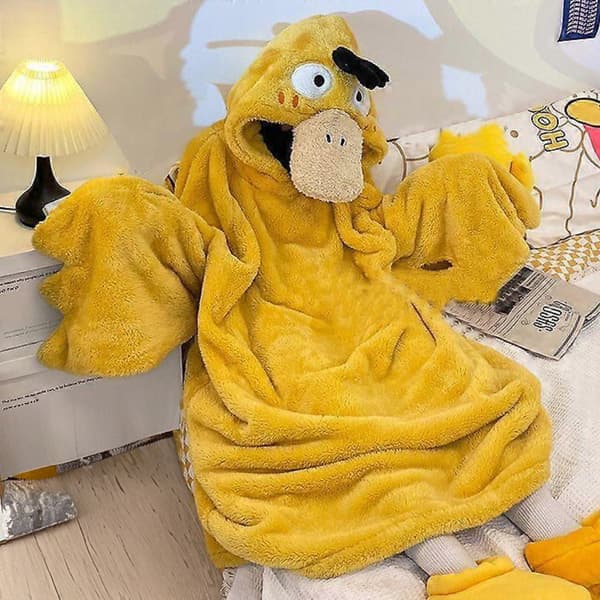 Pokémon Psyduck Extra Mjuk Lazy Robe 100cm