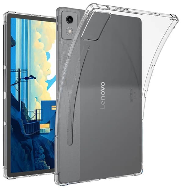 Lenovo IdeaTab Pro 12.7" läpinäkyvä silikonisuojakotelo 2025