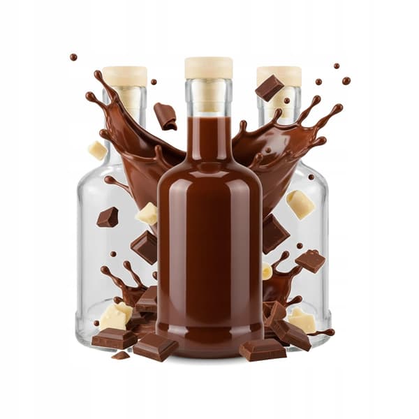 TADEK Gaveflaske 250ml Julemandshat-etiket til hedvin