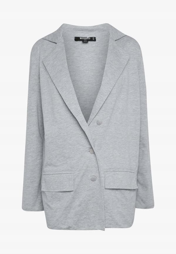 Missguided Tall kavaj grå storlek 36
