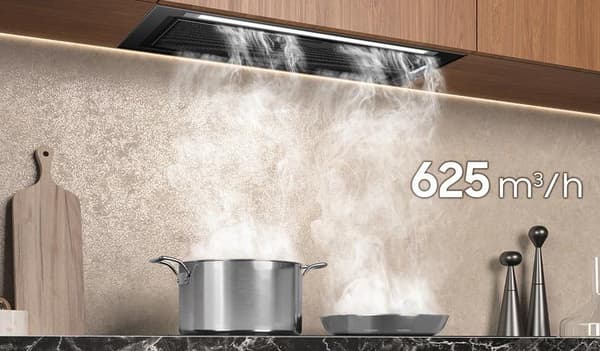 SAMSUNG NK52FG454CM/UR Sort Indsats Hætte