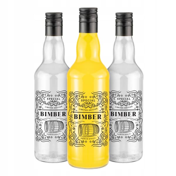 Monopoly flaske 500ML Med tryk TIL hjemmebrænder