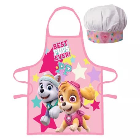 Skye PAW PATROLEveres Köksförkläde med Mössa