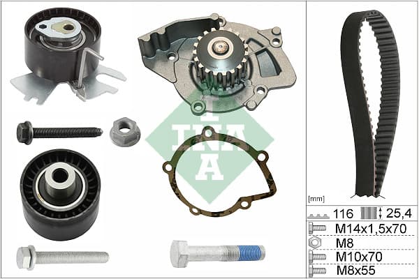 VATTENPUMP KAMDREMSSAT 530055831 INA