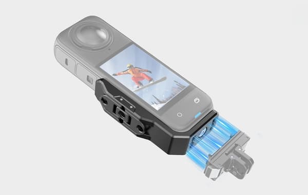 Puluz PU982B Kiinnityssovitin vaakasuoraan Insta360 X4/X5