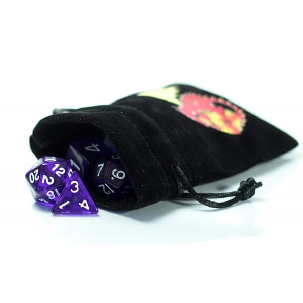 Crown Jewel RPG -noppasarja, 7 läpinäkyvää noppaa