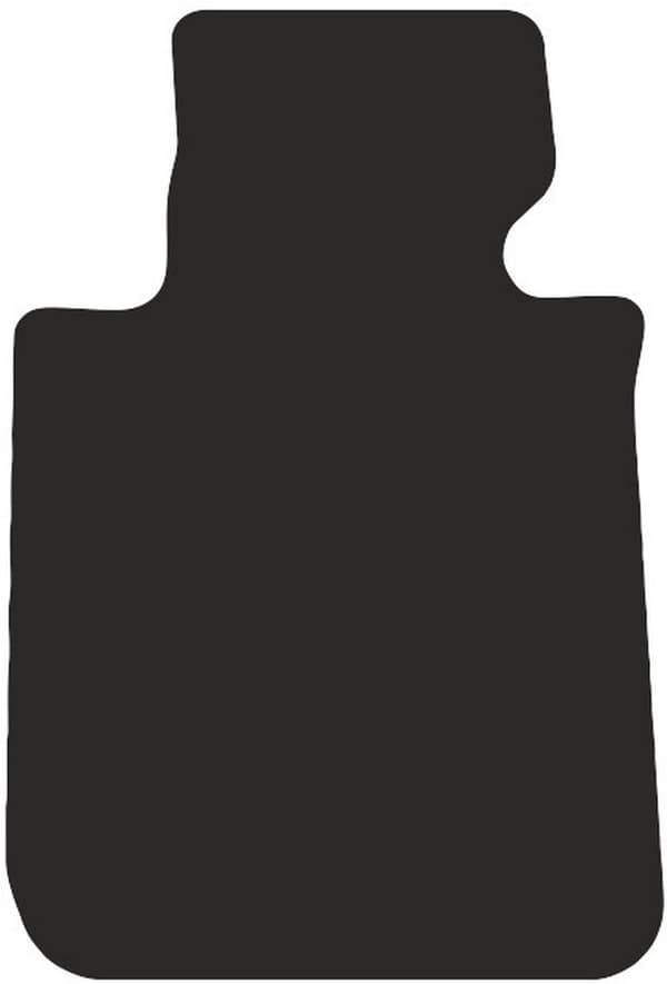 Polyamid førermåtte til BMW 1 E82 coupe 2004-2011 gummibelagt førermåtte